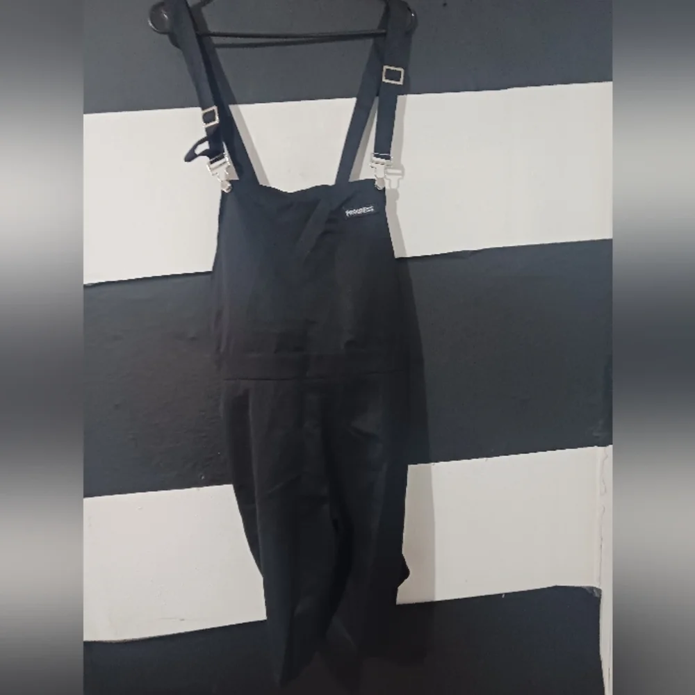 NEW Manfinity Men Black Short Overall - Picture 2 of 11